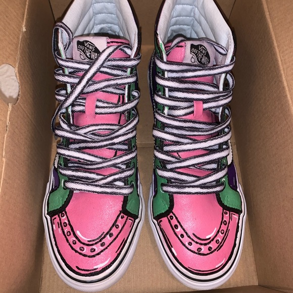 Custom Cartoon High Top Vans - Picture 9 of 9